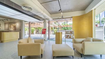 Sitteområde i lobbyen