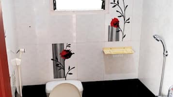 Family Twin Room, Balcony, Hill View | Bathroom | Towels, soap, shampoo