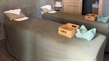 Body treatments, aromatherapy, deep-tissue massages, Swedish massages