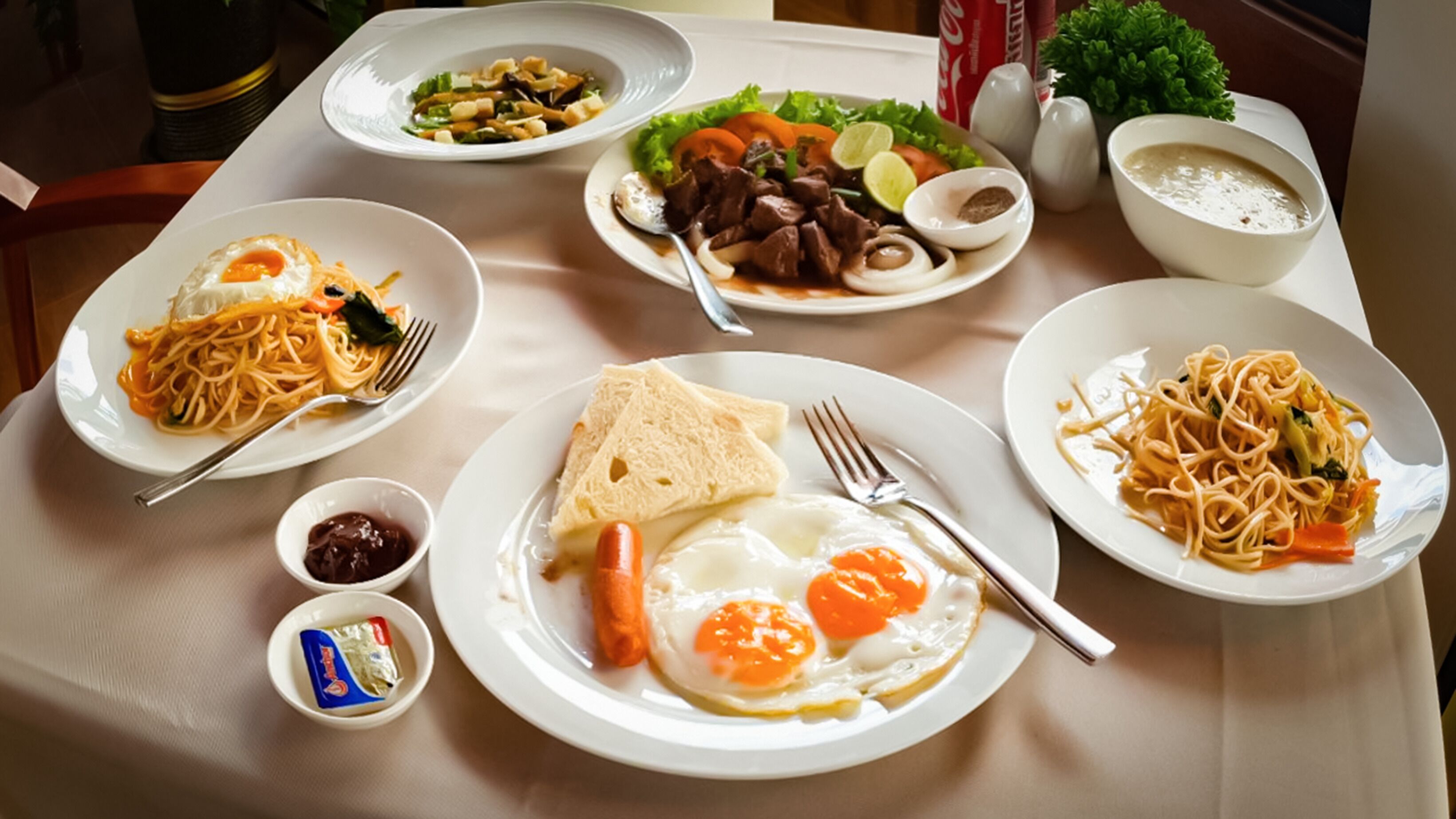 Daily English breakfast (USD 15 per person)