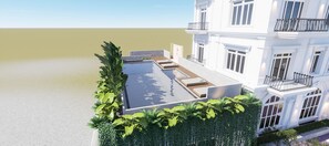 屋外プール、営業時間 10:00 ～ 22:00、プール パラソル、サンラウンジャー