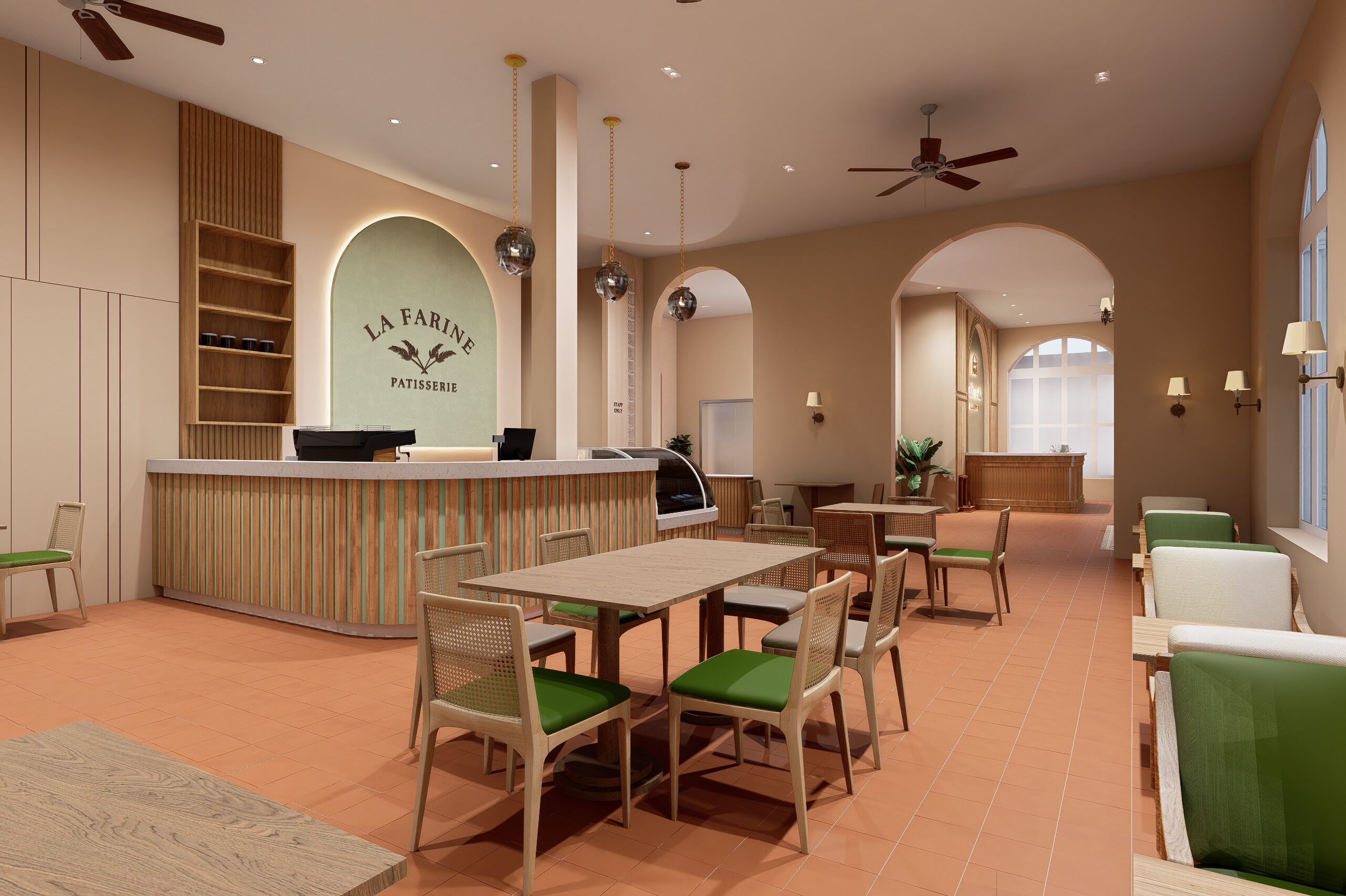 Breakfast and lunch served