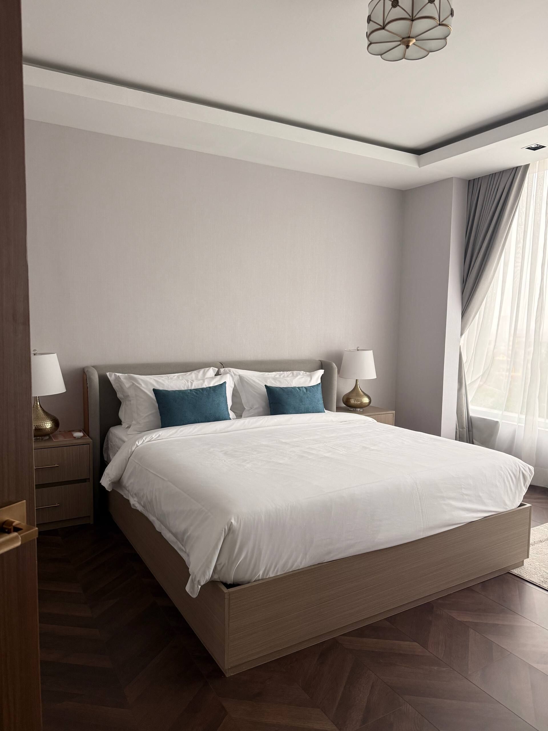 Presidential Penthouse, 2 Bedrooms, City View | Down comforters, memory foam beds, minibar, in-room safe