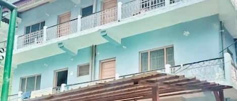 Voorkant van accommodatie