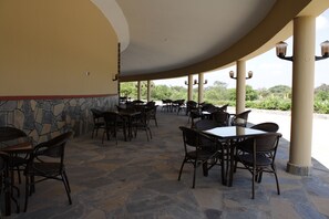 Breakfast, lunch and dinner served  - Amboseli Safari Club (Kimana)