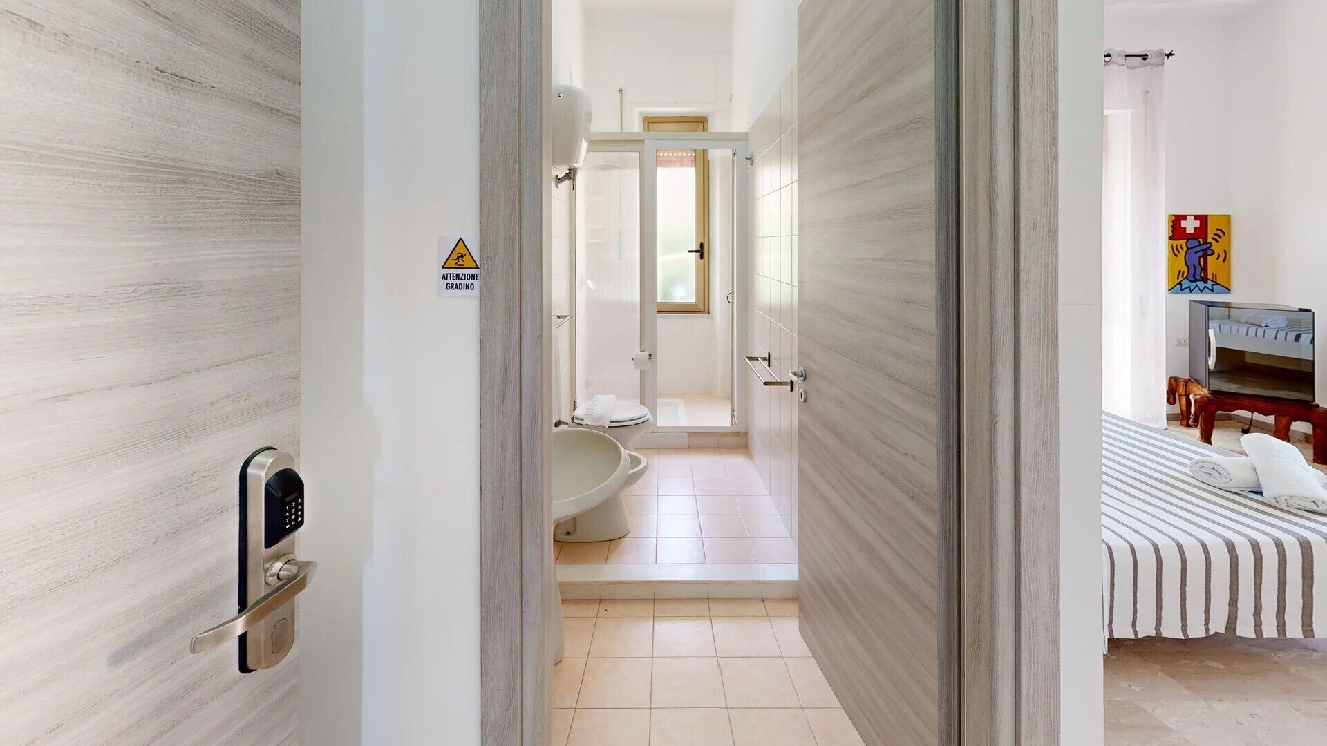 Comfort Double Room, Balcony, Partial Sea View | Bathroom