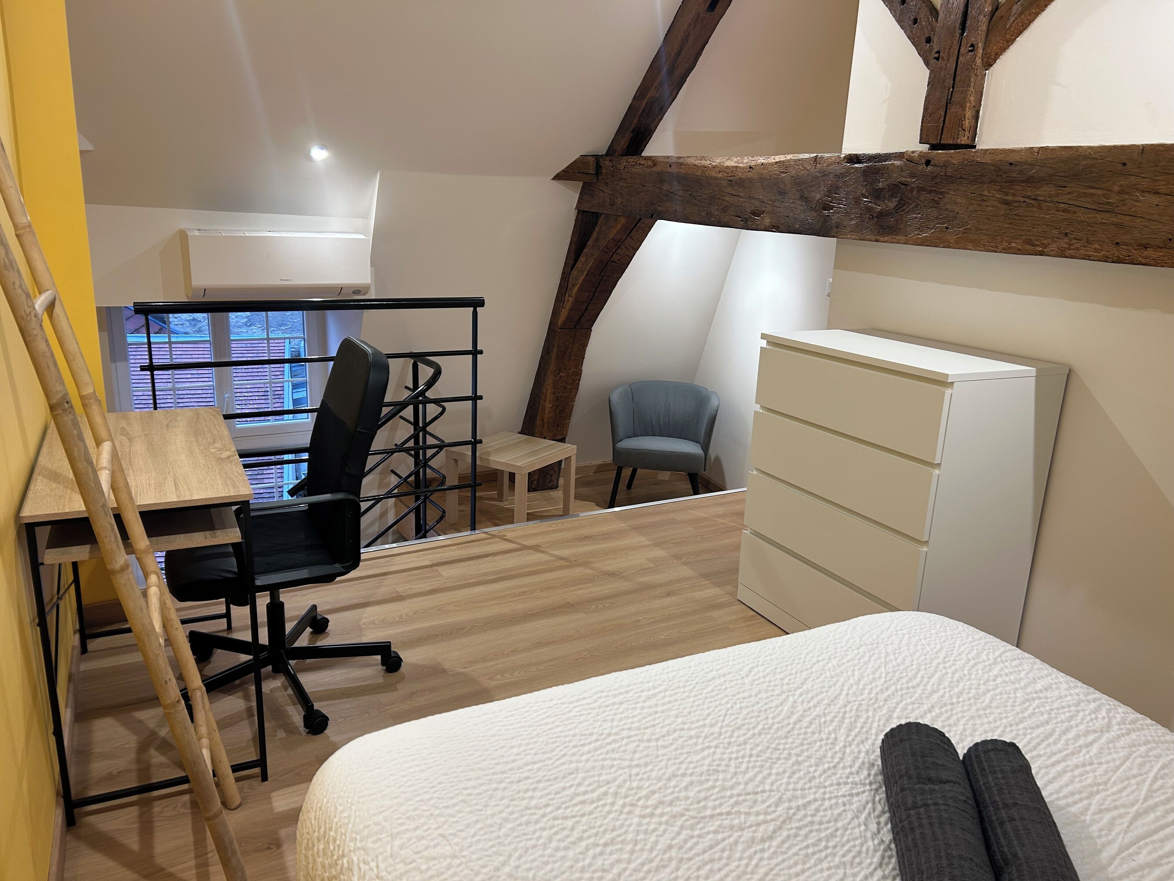 1 chambre, Wi-Fi, draps fournis