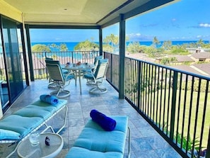 Outdoor dining - Ocean View w/AC - Wailea Elua 306 (Kihei)