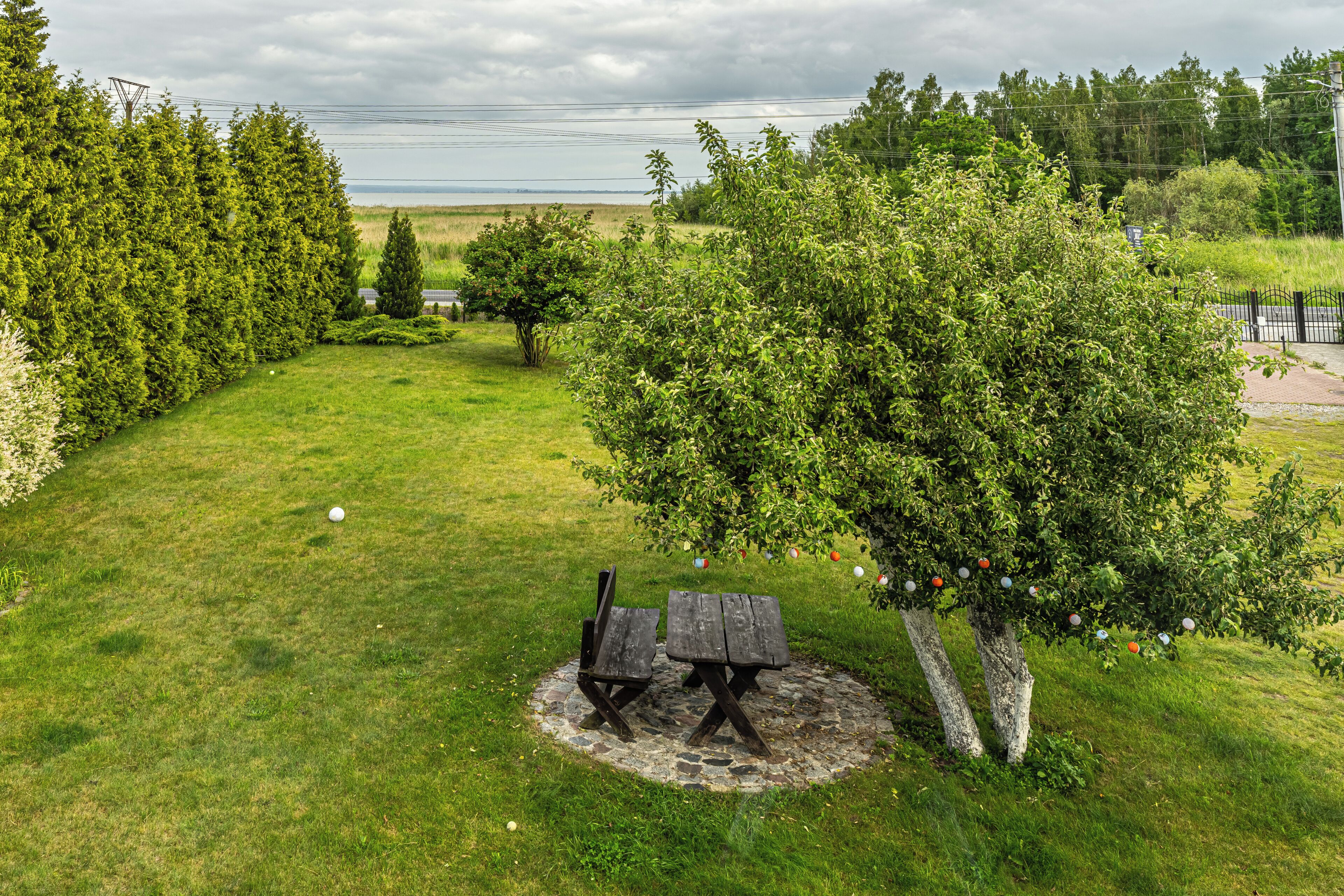 Uitzicht vanuit accommodatie