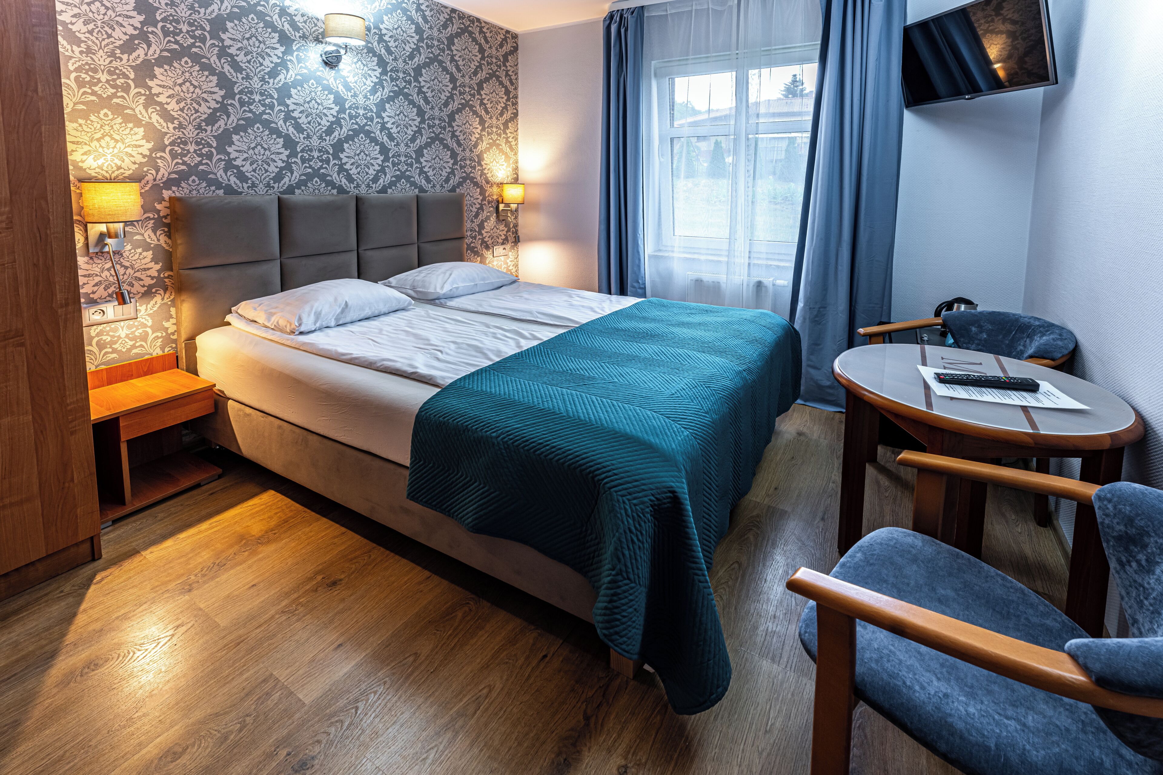 Habitación doble estándar | Wifi gratis y ropa de cama 