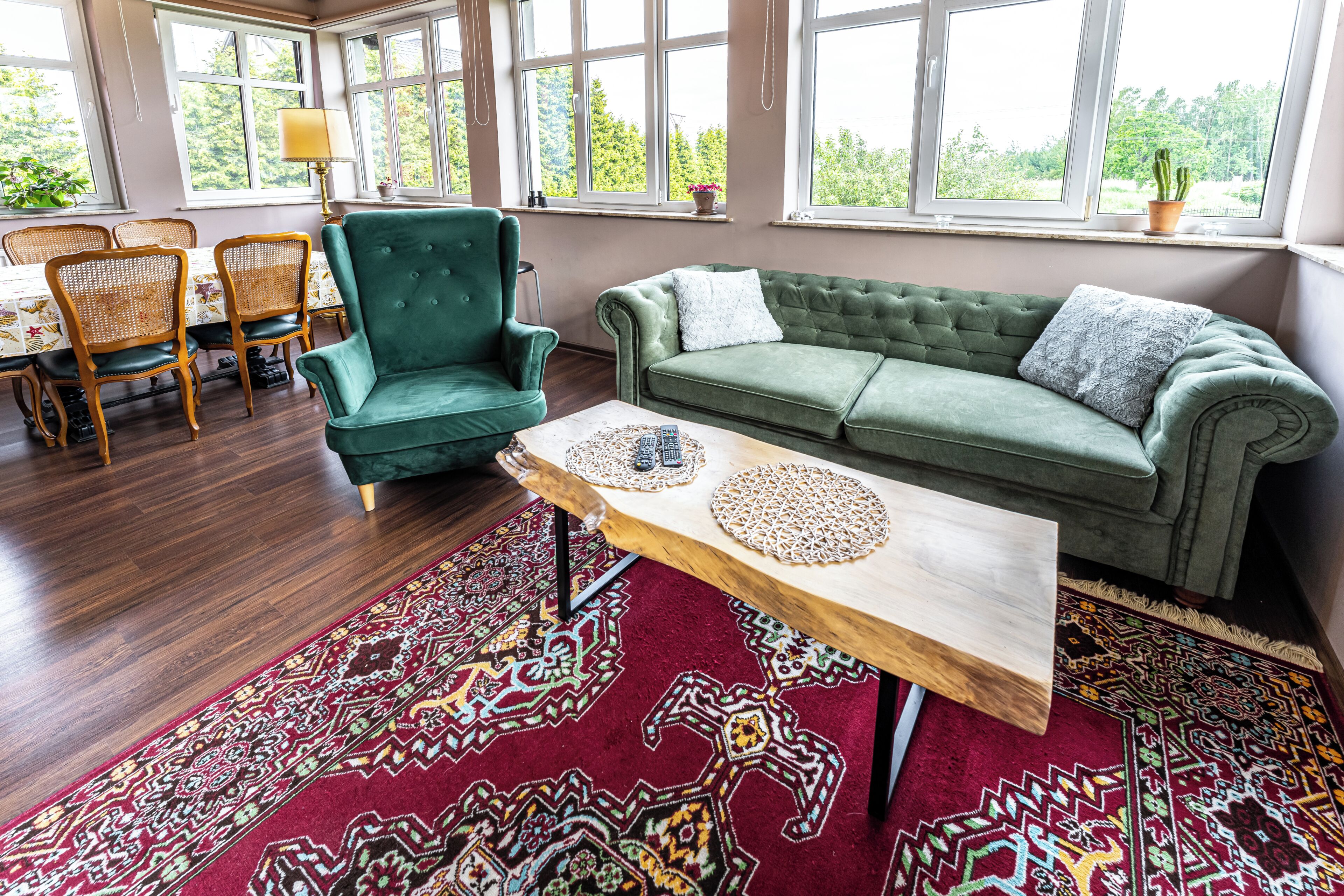 Lobby sitting area
