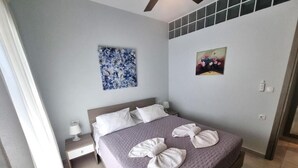 2 slaapkamers, een strijkplank/strijkijzer, wifi, beddengoed