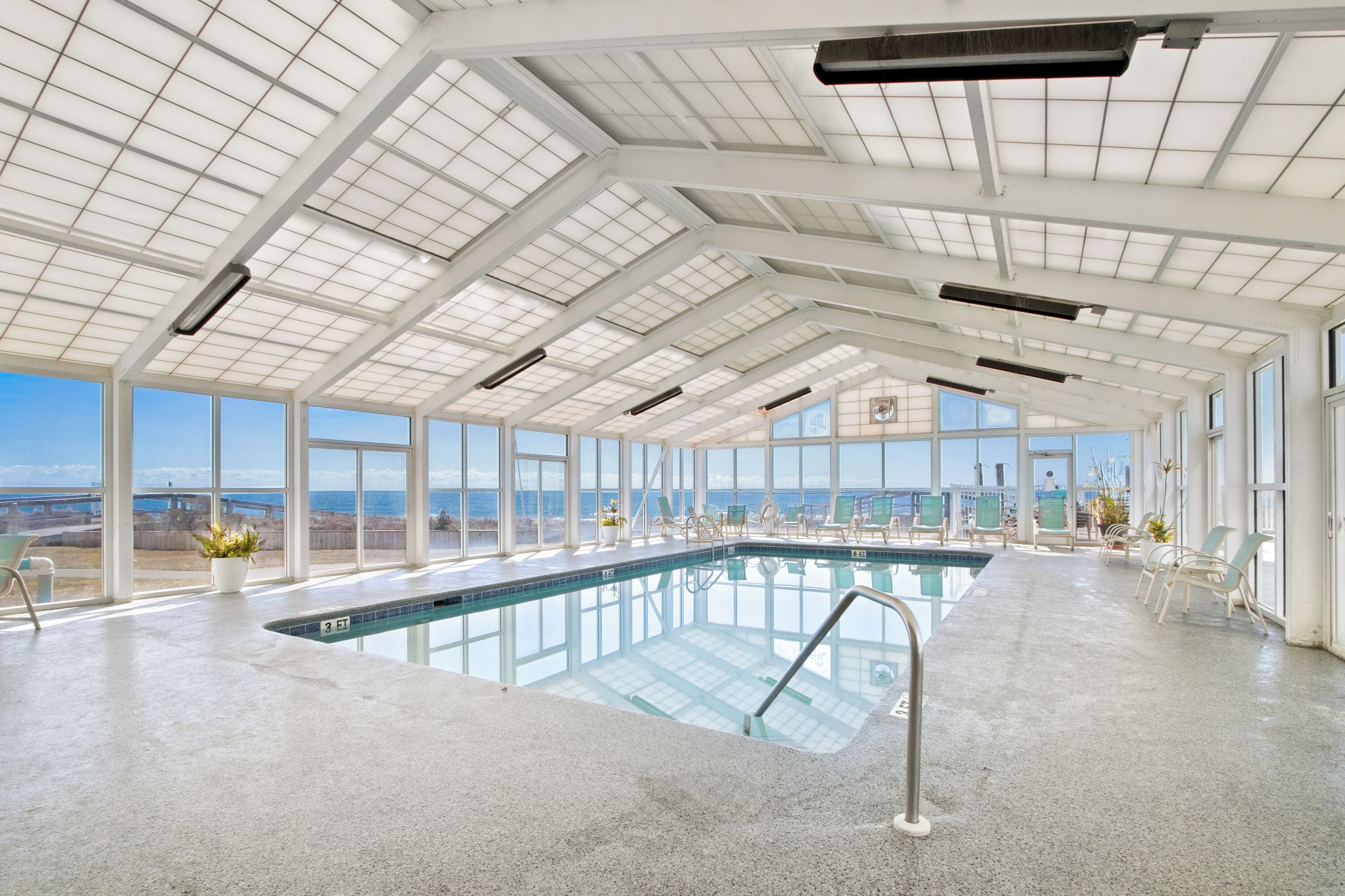 Indoor pool, outdoor pool