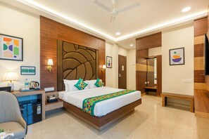 Premium Double Room | Desk, iron/ironing board - Treebo Premium Pine Tree Courtyard (Chennai)