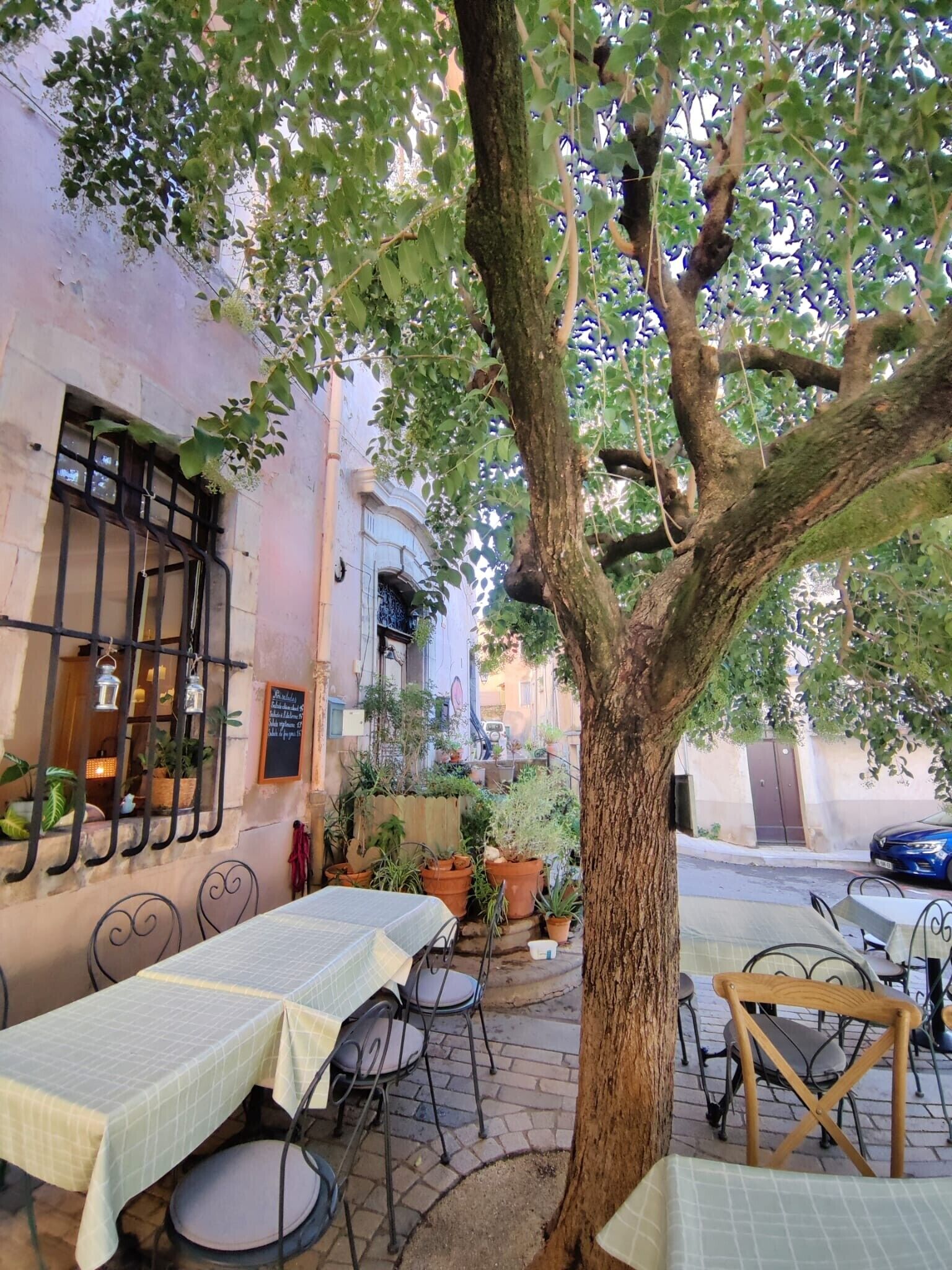 Udendørs spisemuligheder