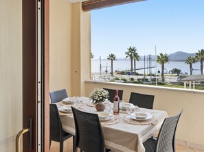 Deluxe Condo, Sea View | Terrace/patio - Residence Moresca (Golfo Aranci)
