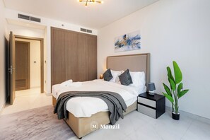 Luxury Apartment, Balcony, City View - Manzil - 2BR w City View near Dubai Mall (Dubai)