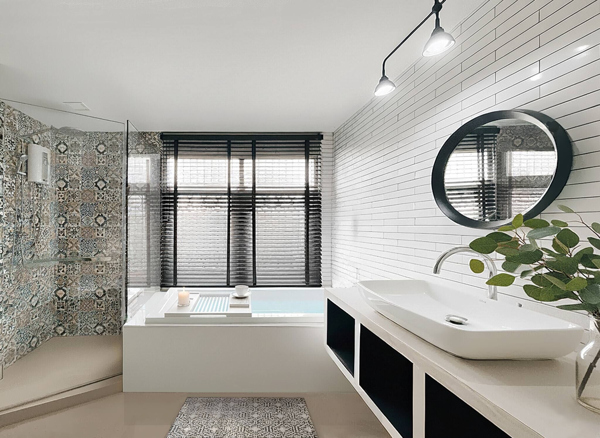 Maison, 3 chambres, fumeurs, balcon | Salle de bain