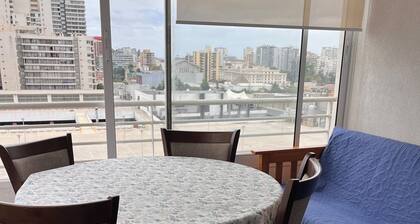 Comfortable apartment in viña del mar, two minutes from the bus terminal.