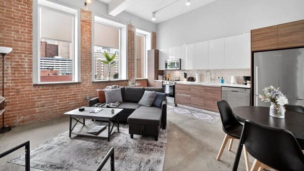 TV, books, stereo - Renovated Downtown Retreat | Pool + In-Unit Laundry (Dallas)