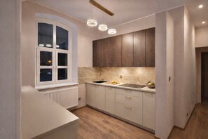 Private kitchen - Serene 2-bedroom apartment in charming Toruń for a relaxing stay (Toruń)