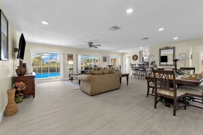 Interior - Renovated house with huge screened and heated pool and canal on Charlotte Harbor (Port Charlotte)