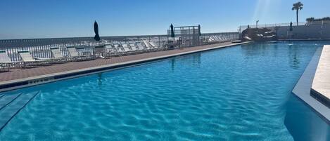 Una piscina climatizada