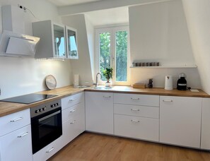 Private kitchen - Cozy Holiday Apartment in Schweinfurt (Schweinfurt)