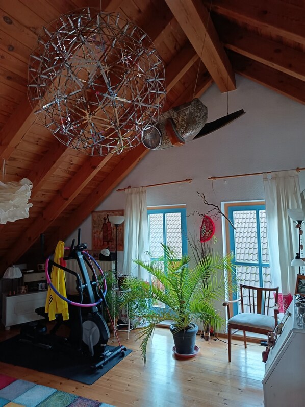 Interior - Apartment “Blütenlicht” with Mountain View, Shared Terrace and Wi-Fi (Hameln)