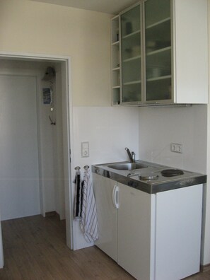 Fridge, microwave, stovetop, coffee/tea maker - Chic apartment in top location!!! - only 30 m from the beach and promenade (Norderney)