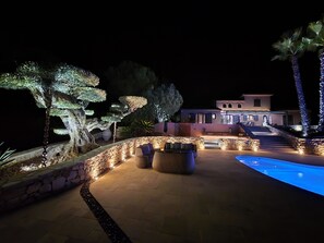 Outdoor pool - Exceptional villa with private pool and sauna - 8 people (Puget-sur-Argens)