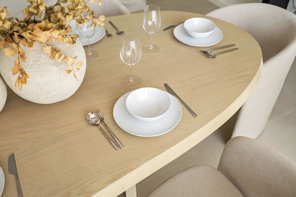 Opções para refeição no quarto