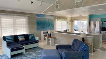 Chaumière, 3 chambres | Aire de séjour