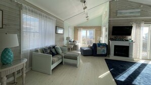 Cottage, 3 Bedrooms | Living area - Out Of The Blue 3 Bedroom Cottage (Frisco)