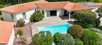Villa spacieuse avec piscine & studio indépendant – Nature & calme absolu