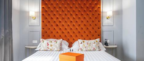 Chambre Deluxe, vue jardin | Draps italiens Frette, literie de qualité supérieure, minibar