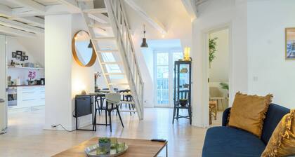 Bright Loft Apartment in Frederiksberg