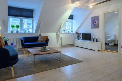Bright Loft Apartment in Frederiksberg