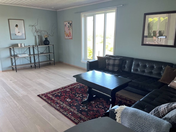 House, 2 Bedrooms, Accessible, Balcony | Living room - Villa Horten - Fjord View Retreat in Horten, Norway (Horten)
