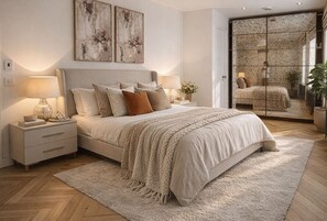 2 habitaciones, tabla de planchar con plancha y wifi gratis 