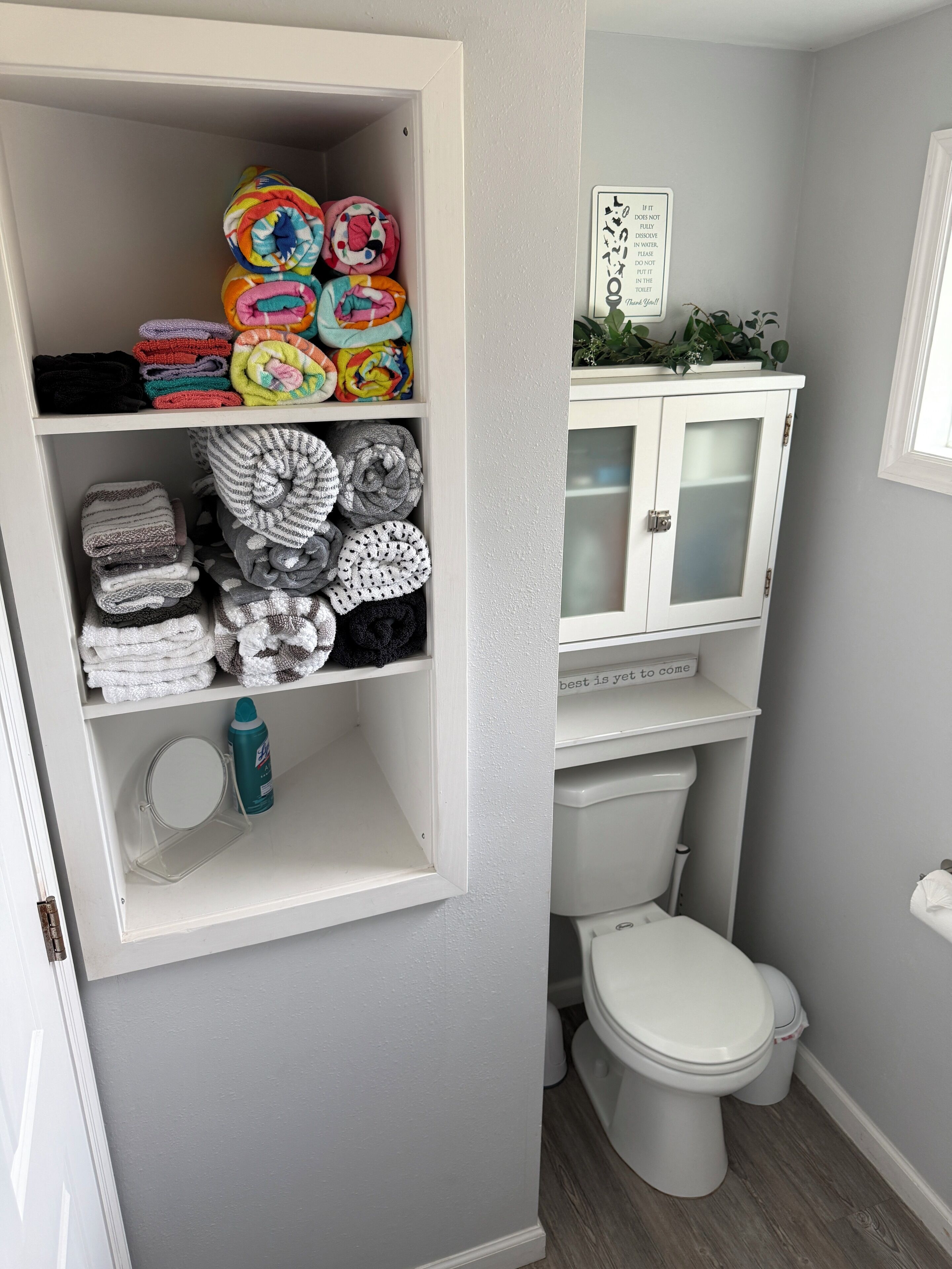 風筒、提供毛巾、番梘、廁紙