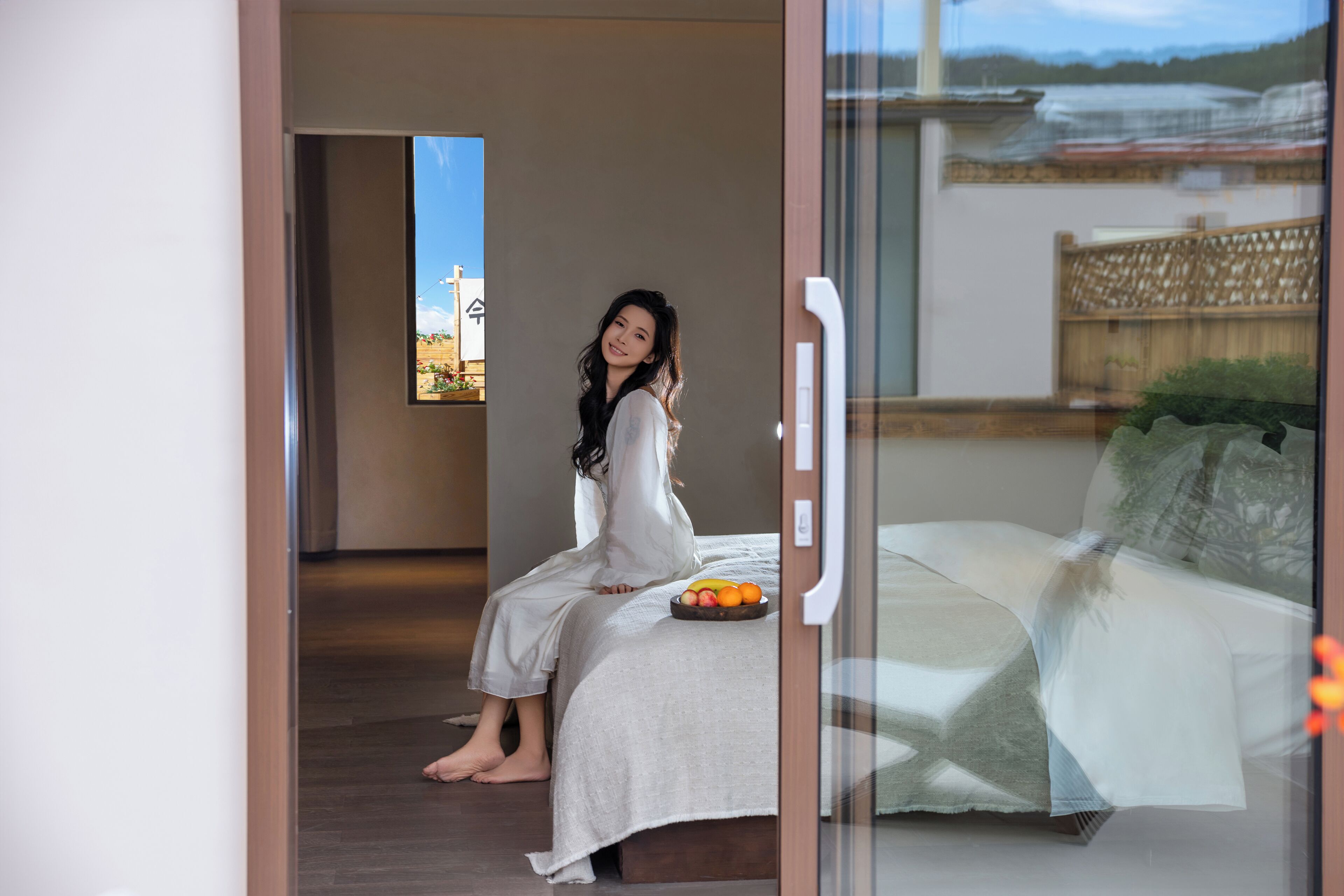 Suite Design, patio, vista giardino