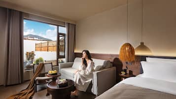 Dobbeltrom – elite, terrasse, hageutsikt | Hageutsikt