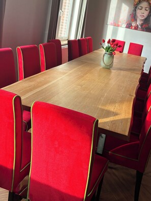 Dining - Property for 22 guests, private lake, tennis court, sauna, hot tub, no neighbors (Zblewo)