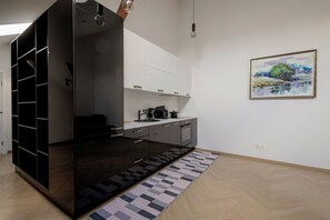 Private kitchen - Modern Apartment in Riga Prestigious Quiet Center (Rīga)