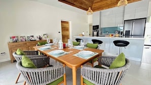 Shared Dormitory, 2 Bedrooms, Accessible, Smoking | Dining room - Room-luxurious Bed & Breakfast Stay in U (Pranburi)