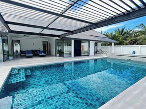 Shared Dormitory, 2 Bedrooms, Accessible, Smoking | Pool | Outdoor pool - Room-luxurious Bed & Breakfast Stay in U (Pranburi)