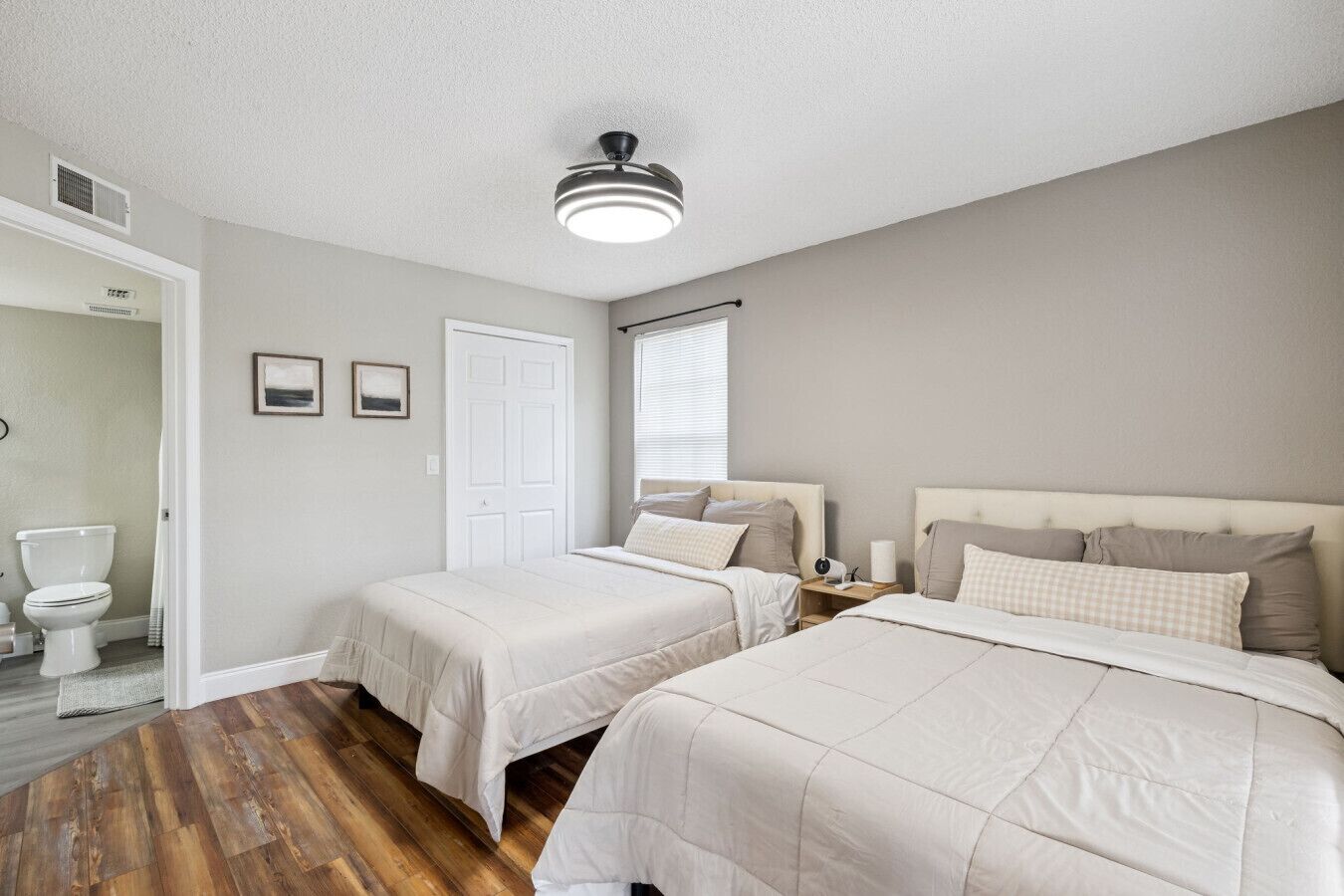 2 dormitoris, escriptori, wifi gratuïta i roba de llit 