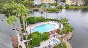 Pool - Cozy Gated 2BR • Near Attractions • Free Parking • Quiet Community • Lake View (Orlando)