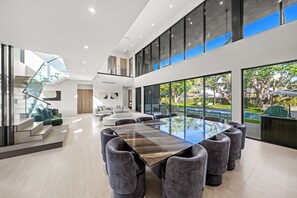 Dining - Villa Onyx, a modern oasis. (Miami)
